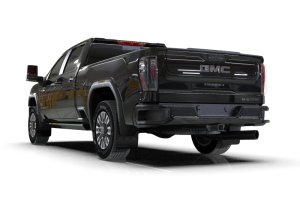 GMC Sierra 3500 Mud Flaps - Rally Armor - UR Series - White Logo - Black - `20-`26 GMC Sierra 3500 Mud Flaps - Rally Armor - UR Series - White Logo - Black - `20-`26